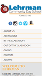 Mobile Screenshot of lehrmanschool.org